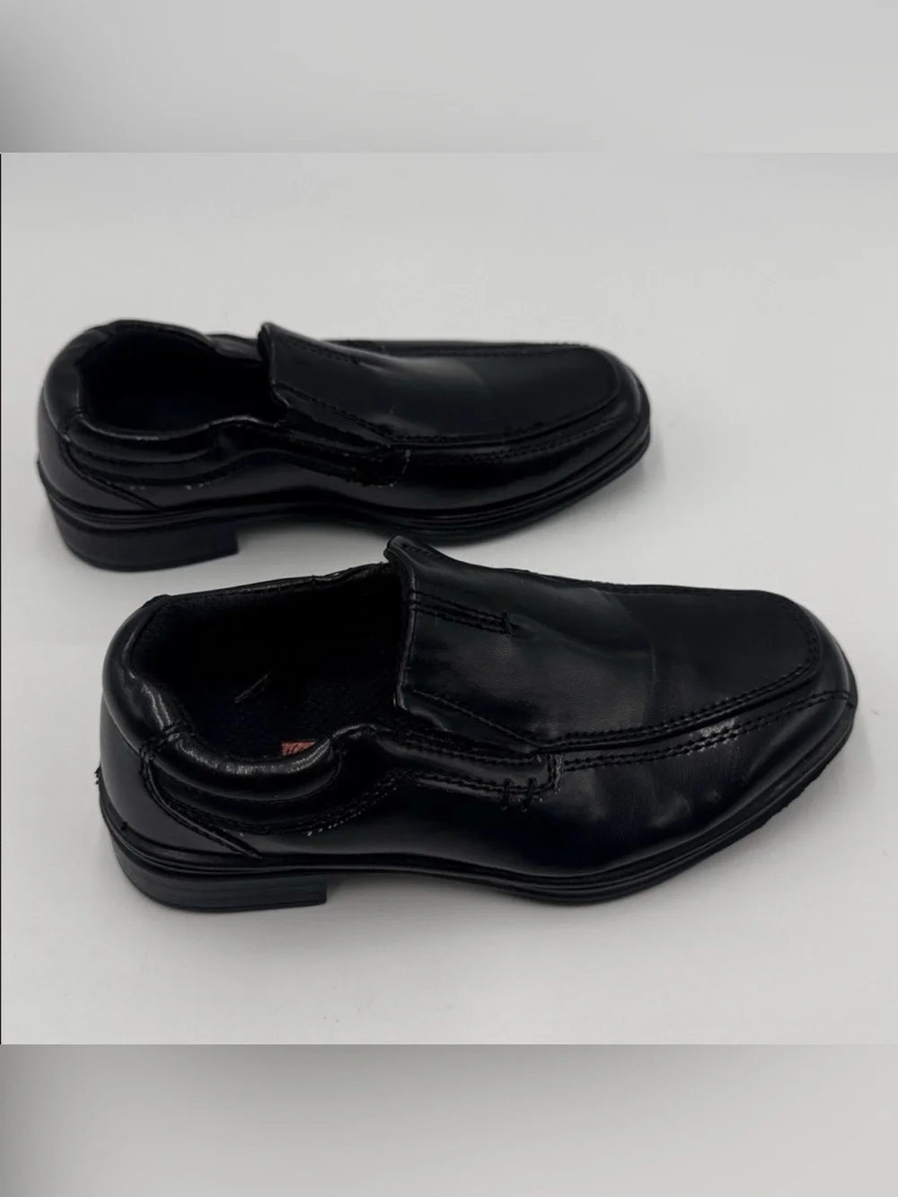Deer Stags WISE Black Slip-On Dress Shoes Kids Size 10.5M